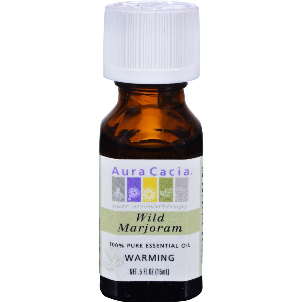 Aura Cacia Pure Essential Oil Wild Marjoram - 0.5 Fl Oz