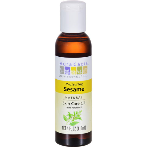 Aura Cacia Natural Skin Care Oil Sesame - 4 Fl Oz