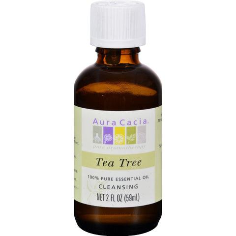 Aura Cacia 100% Pure Essential Oil Tea Tree Cleansing - 2 Oz