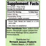 Bernard Jensen Chlorophyll Mint - 16 Fl Oz