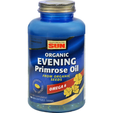 Health From The Sun Evening Primrose Oil - 500 Mg - 180 Softgels