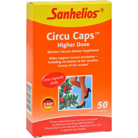 Sanhelios Circu Caps - 50 Softgel Capsules