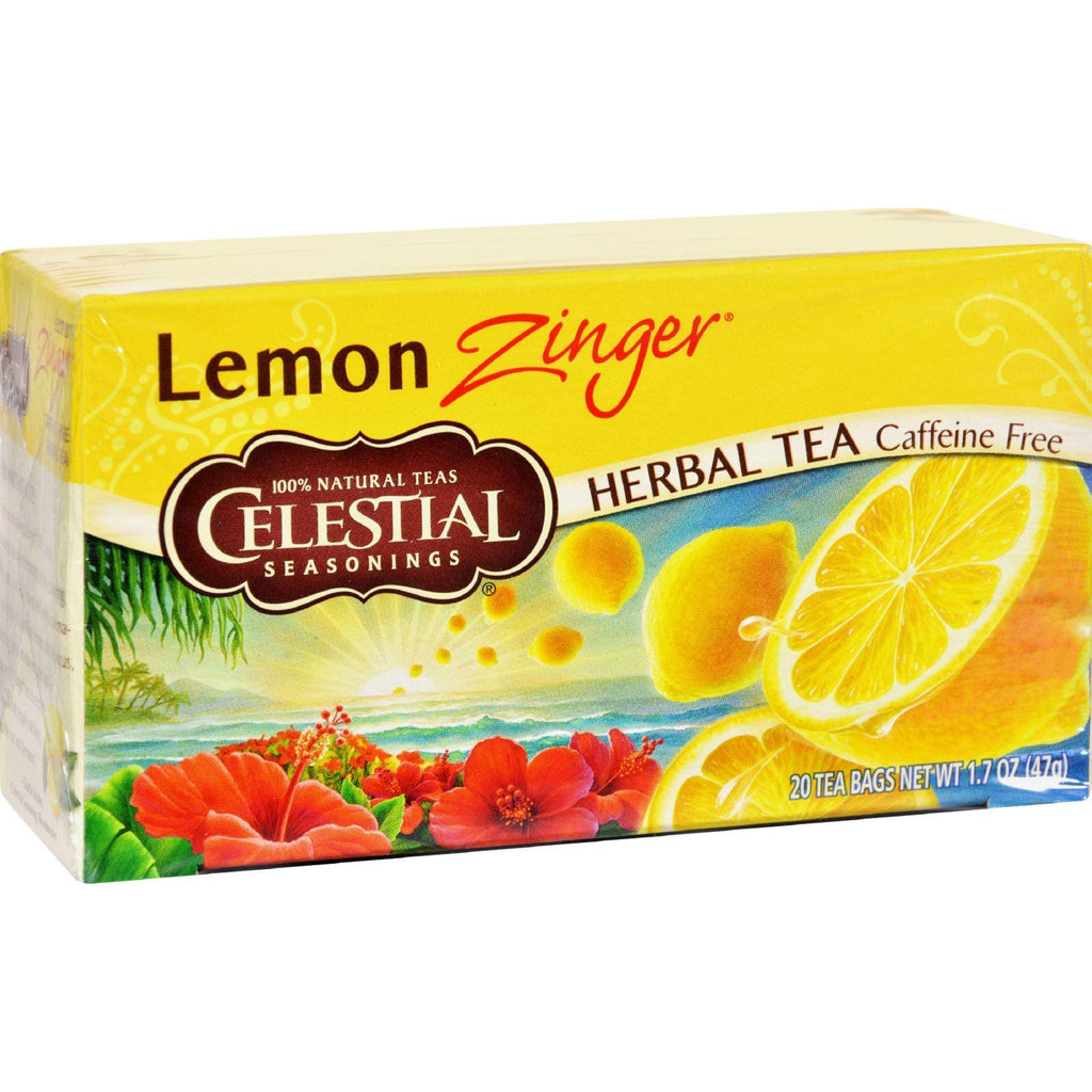 Celestial Seasonings Herbal Tea - Lemon Zinger - 20 Bags