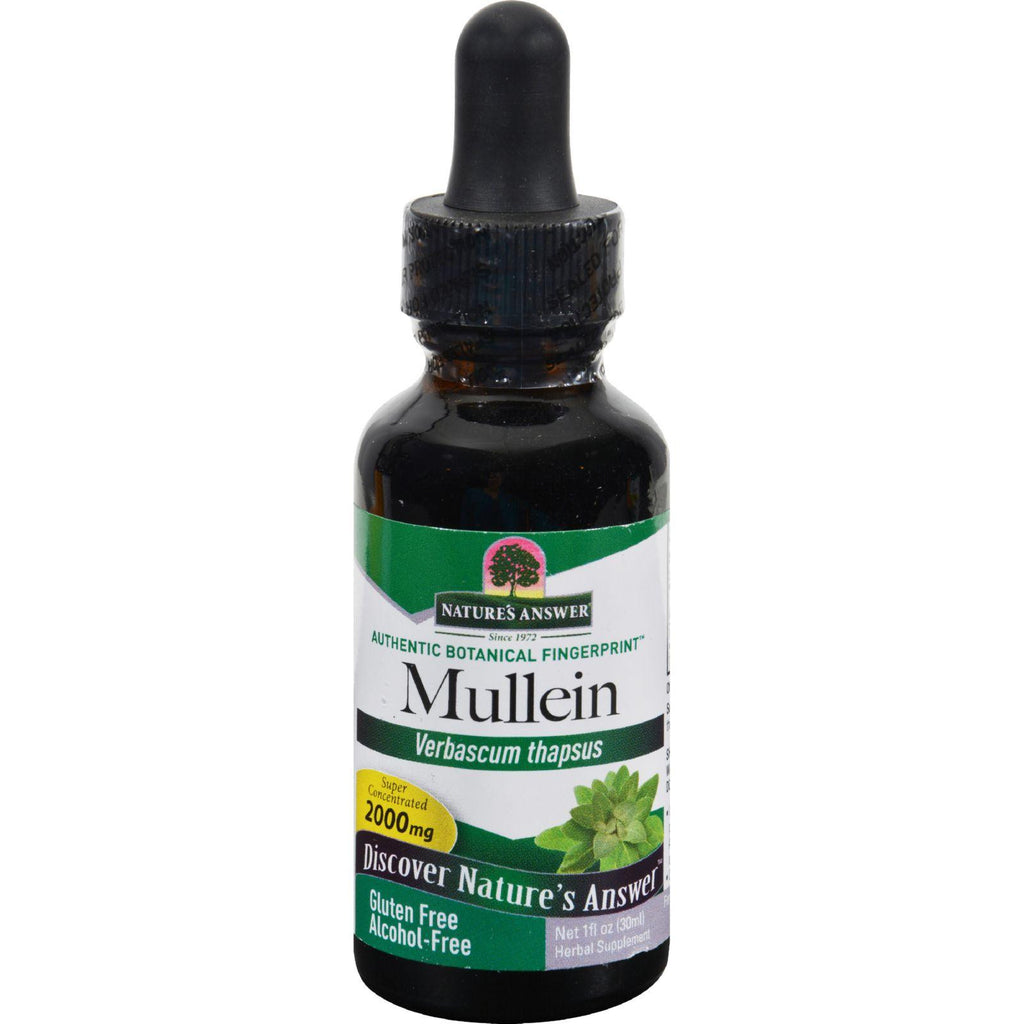 Nature's Answer Mullein Leaf Alcohol Free - 1 Fl Oz