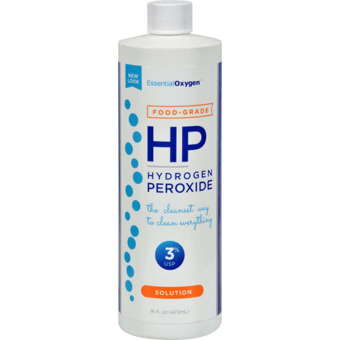 Essential Oxygen Hydrogen Peroxide 3% - Food Grade  - 16 Oz