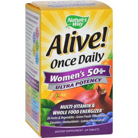 Nature's Way Alive Once Daily Women's 50 Plus - 60 Tablets