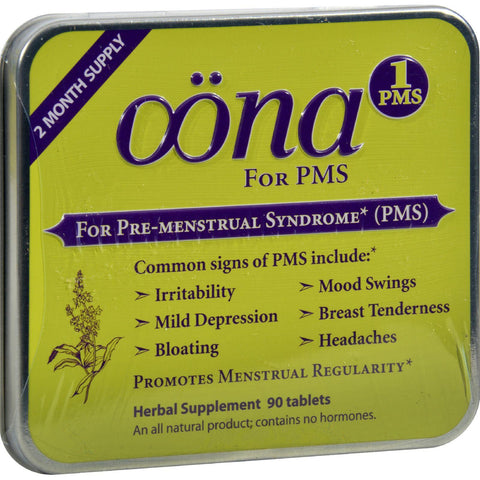 Oona Pms1 - Case Of 5 - 90 Tablets