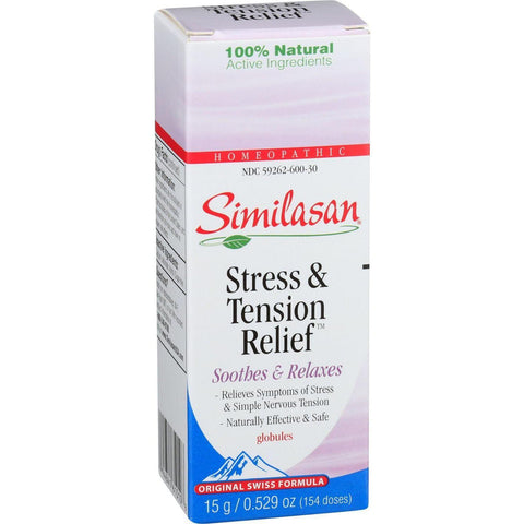 Similasan Healthy Relief - Stress And Tension Relief - Globules - .529 Oz