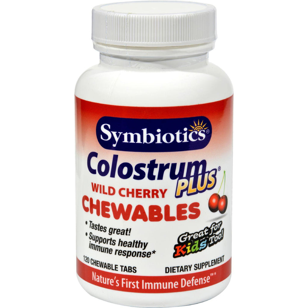 Symbiotics Colostrum Plus Wild Cherry - 1 G - 120 Chewables