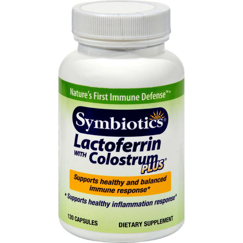Symbiotics Lactoferrin With Colostrum Plus - 480 Mg - 120 Capsules