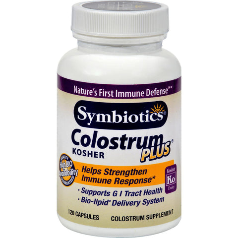 Symbiotics Colostrum Plus Kosher - 120 Capsules