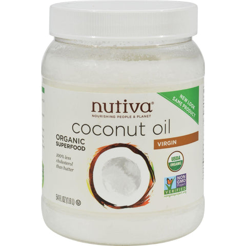 Nutiva Virgin Coconut Oil Organic - 54 Fl Oz