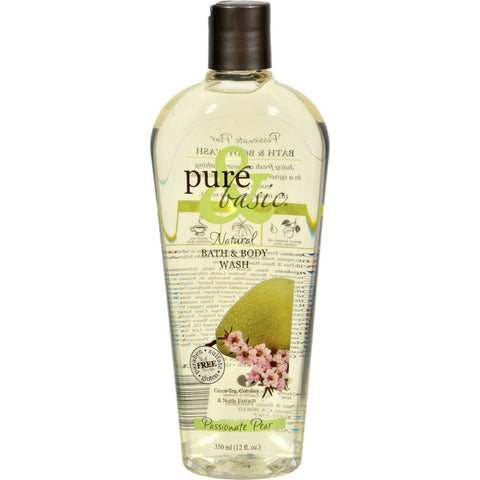 Pure And Basic Body Wash - Passionate Pear - 12 Oz