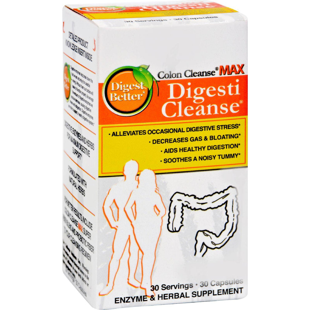 Health Plus Colon Cleanse Max Digesti Cleanse - 500 Mg - 30 Capsules