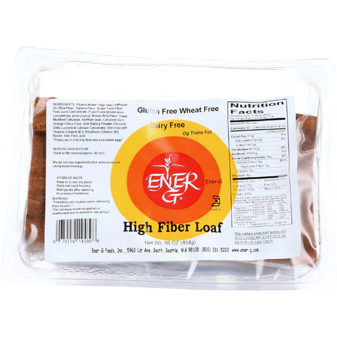 Ener-g Foods Loaf - High Fiber Rice - 16 Oz - Case Of 6