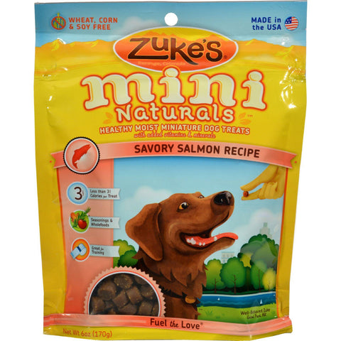 Zuke's Mini Naturals Dog Treats Salmon - 6 Oz