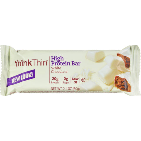 Think Products Thin Bar - White Chocolate - Case Of 10 - 2.1 Oz