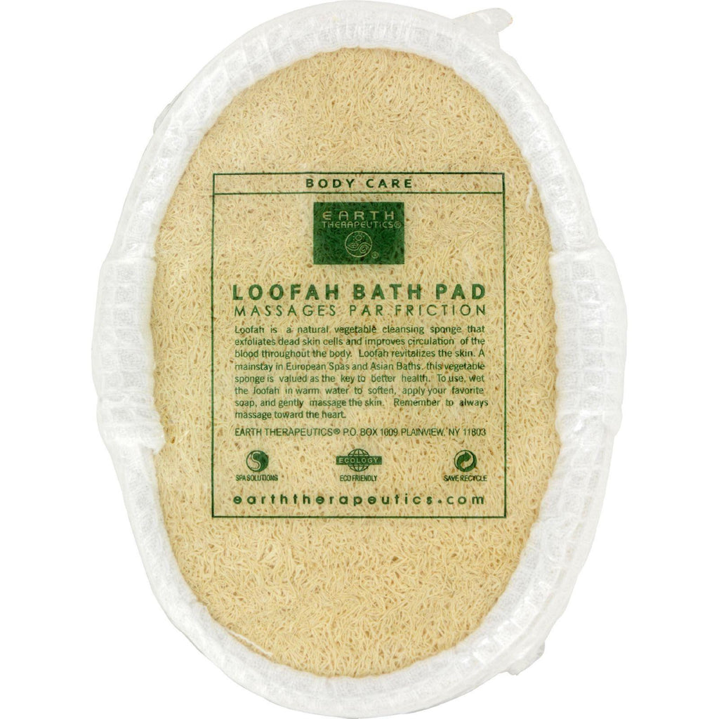 Earth Therapeutics Loofah Bath Pad - 1 Pad