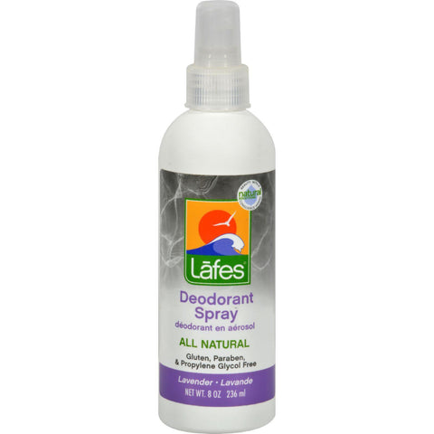Lafe's Deodorant Spray Lavender - 8 Fl Oz