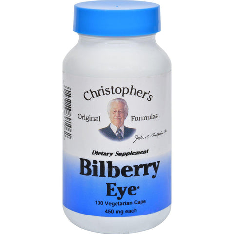 Dr. Christopher's Bilberry Eye - 435 Mg - 100 Vegetarian Capsules