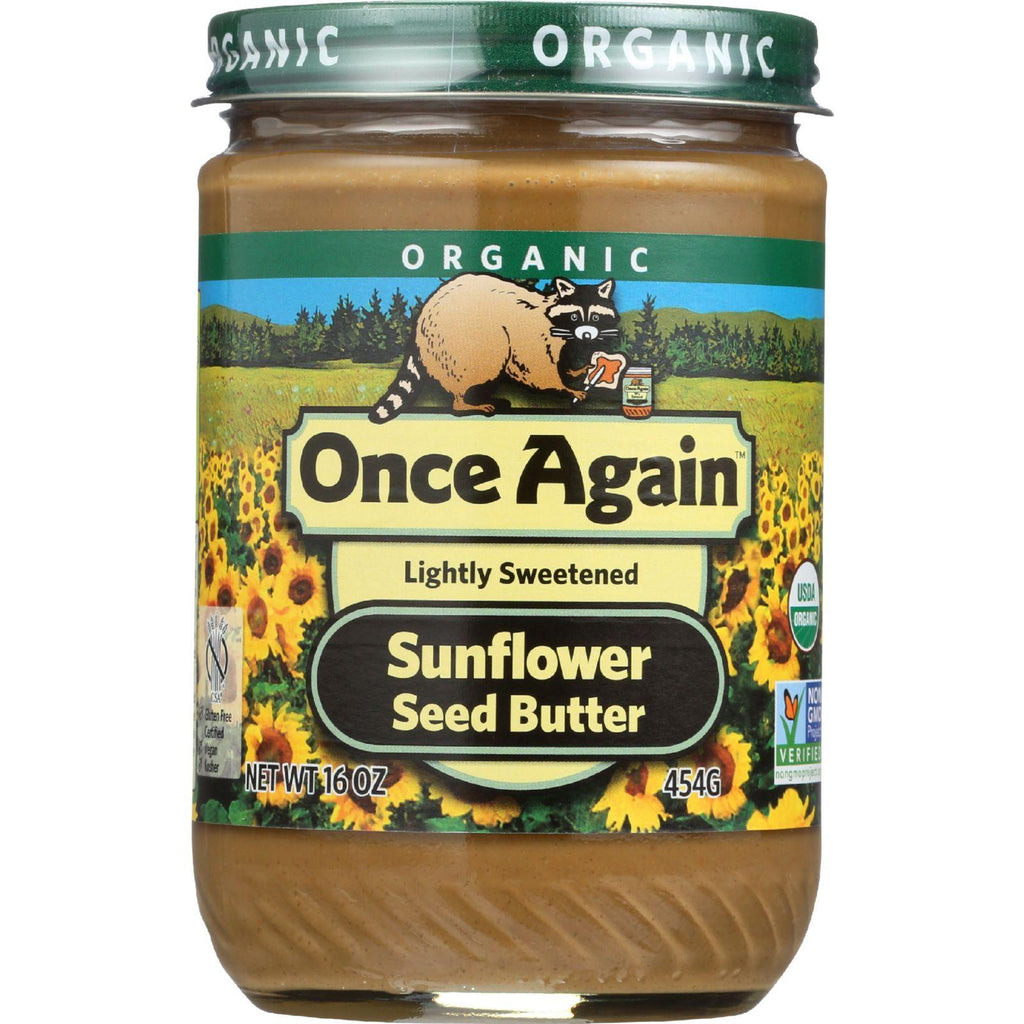 Once Again Sunflower Butter - Organic - Creamy - 16 Oz - Case Of 12