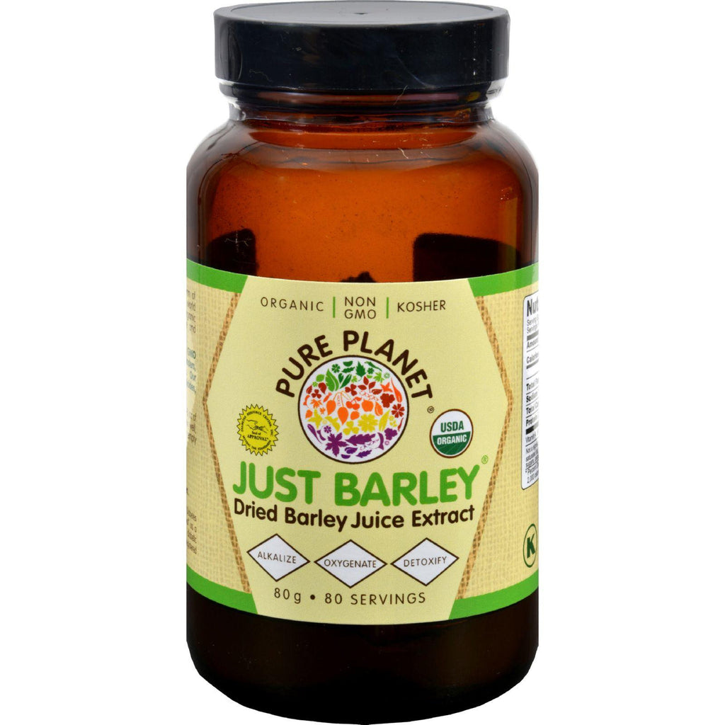 Pure Planet Just Barley Nature's Organic Nutrition Support - 2.8 Oz