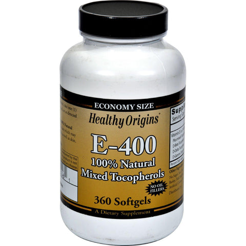Healthy Origins E-400 - 400 Iu - 360 Softgels