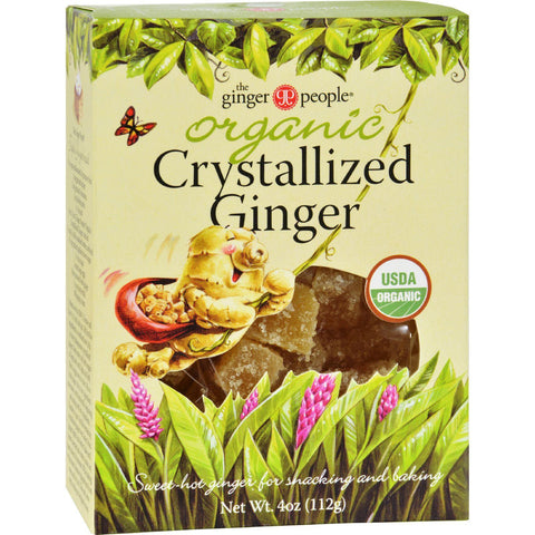 Ginger People Organic Crystallized Ginger Box - 4 Oz - Case Of 12