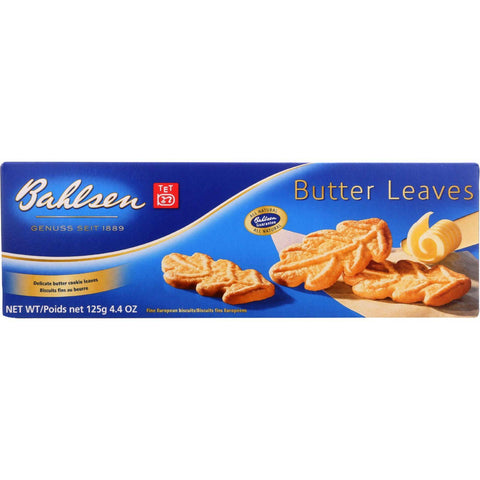 Bahlsen Cookies - Butter Leaves - 4.4 Oz - Case Of 12