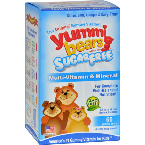 Hero Nutritionals Yummi Bears Multi-vitamin And Mineral Sugar Free - 60 Yummi Bears
