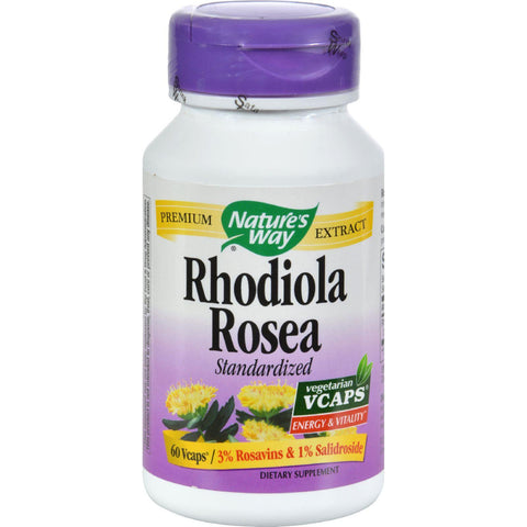 Nature's Way Rhodiola Rosea Standardized - 60 Vcaps