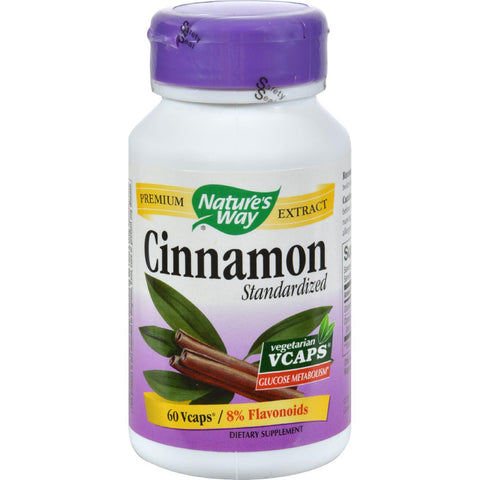 Nature's Way Cinnamon Standardized - 60 Vcaps