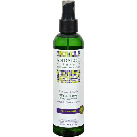 Andalou Naturals Full Volume Style Spray Lavender And Biotin - 8.2 Fl Oz