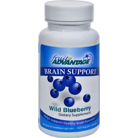 Fruit Advantage Brain Support Wild Blueberry - 60 Vegetarian Capsules