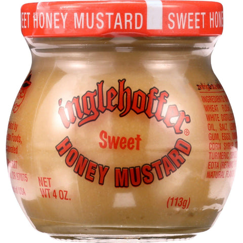 Inglehoffer Mustard - Honey - 4 Oz - Case Of 12