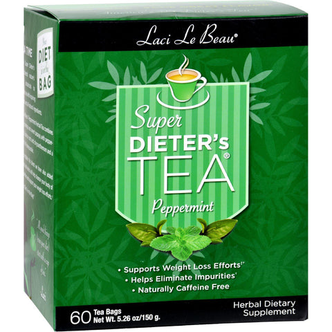 Laci Le Beau Super Dieter's Tea Peppermint - 60 Tea Bags