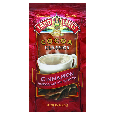Land O Lakes Cocoa Classic Mix - Cinnamon And Chocolate - 1.25 Oz - Case Of 12
