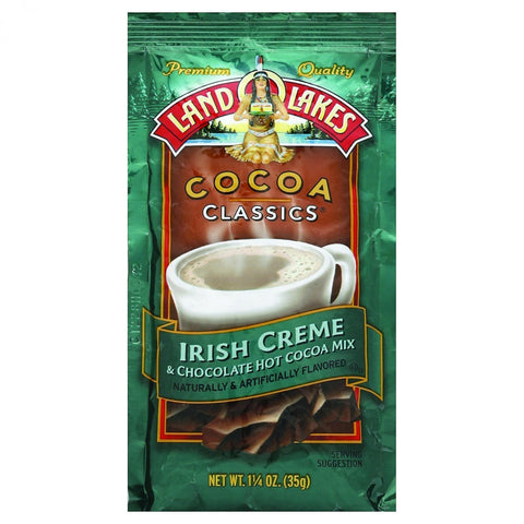 Land O Lakes Cocoa Classic Mix - Irish Creme And Chocolate - 1.25 Oz - Case Of 12