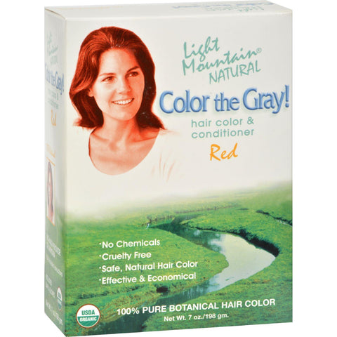 Light Mountain Color The Gray Red - 7 Fl Oz