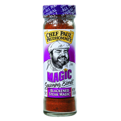 Magic Seasonings Chef Paul Prudhommes Magic Seasoning Blends - Blackened Steak Magic - 1.8 Oz - Case Of 6