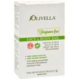 Olivella Fragrance Free Face And Body Bar - 3.52 Oz