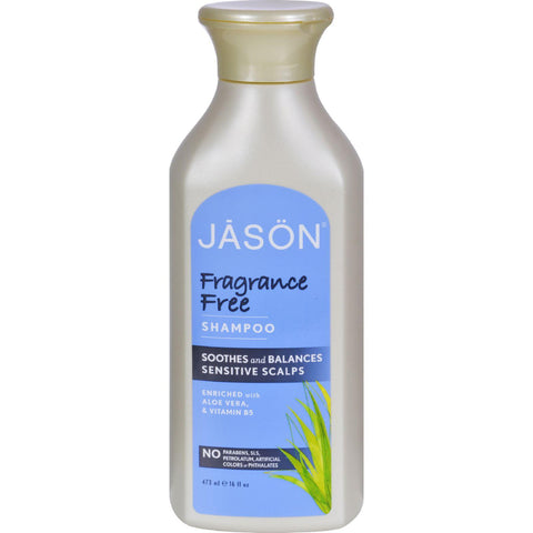 Jason Daily Shampoo Fragrance Free - 16 Fl Oz