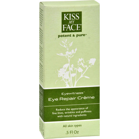 Kiss My Face Eye Repair Creme Eyewitness - 0.5 Fl Oz