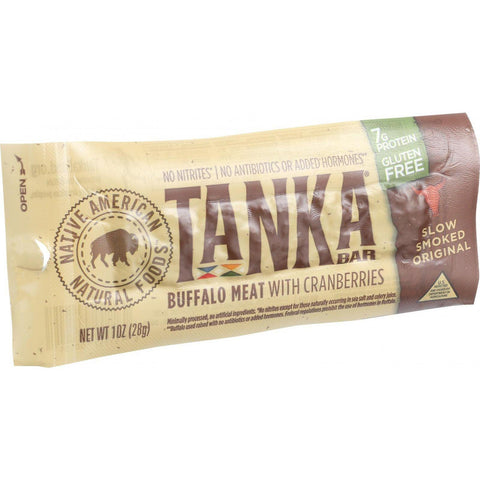 Tanka Bar - Buffalo With Cranberry - 1 Oz - Case Of 12