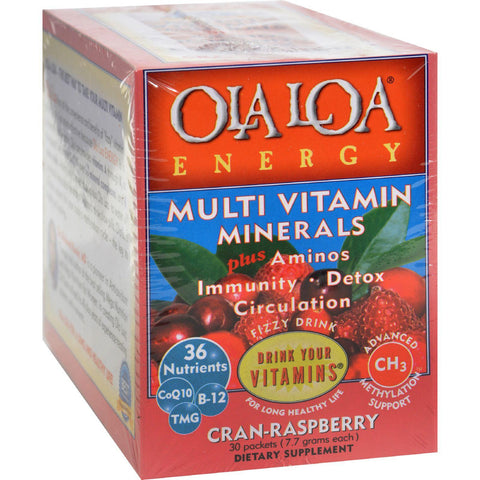 Ola Loa Energy Cran-raspberry - 30 Packets