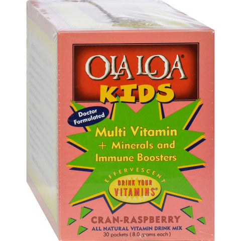Ola Loa Kids Multi-vitamin Drink Cran-raspberry - 30 Packets