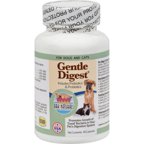 Ark Naturals Gentle Digest For Dogs And Cats - 60 Capsules