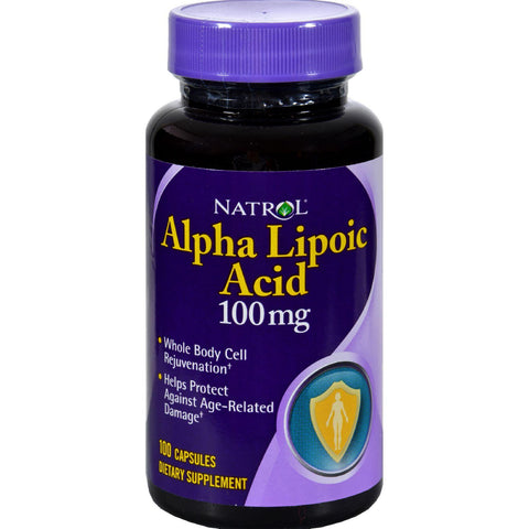 Natrol Alpha Lipoic Acid - 100 Mg - 100 Capsules