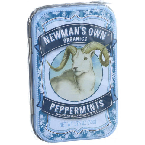 Newman's Own Organics Mints - Organic - Peppermint - 1.65 Oz - Case Of 6