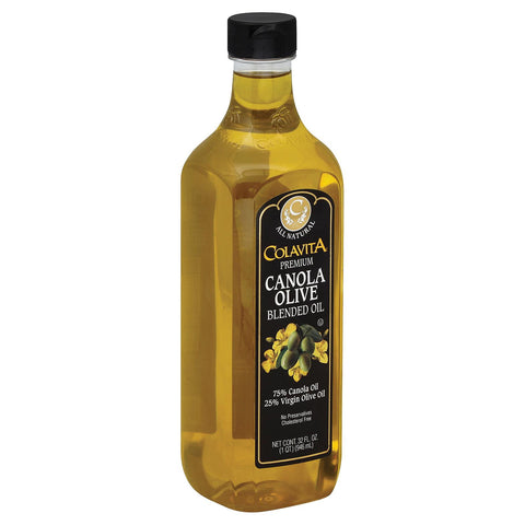 Colavita Premium Canola-olive Blended Oil  - Case Of 12 - 32 Fl Oz.